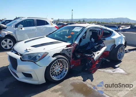 2015 Hyundai Genesis 3.8 R-Spec из США, поврежденный, VIN KMHHU6KJ4FU127573